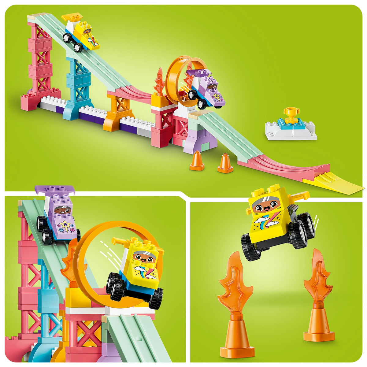 LEGO Duplo Les Rampes créatives 3-en-1 avec véhicules (10478)