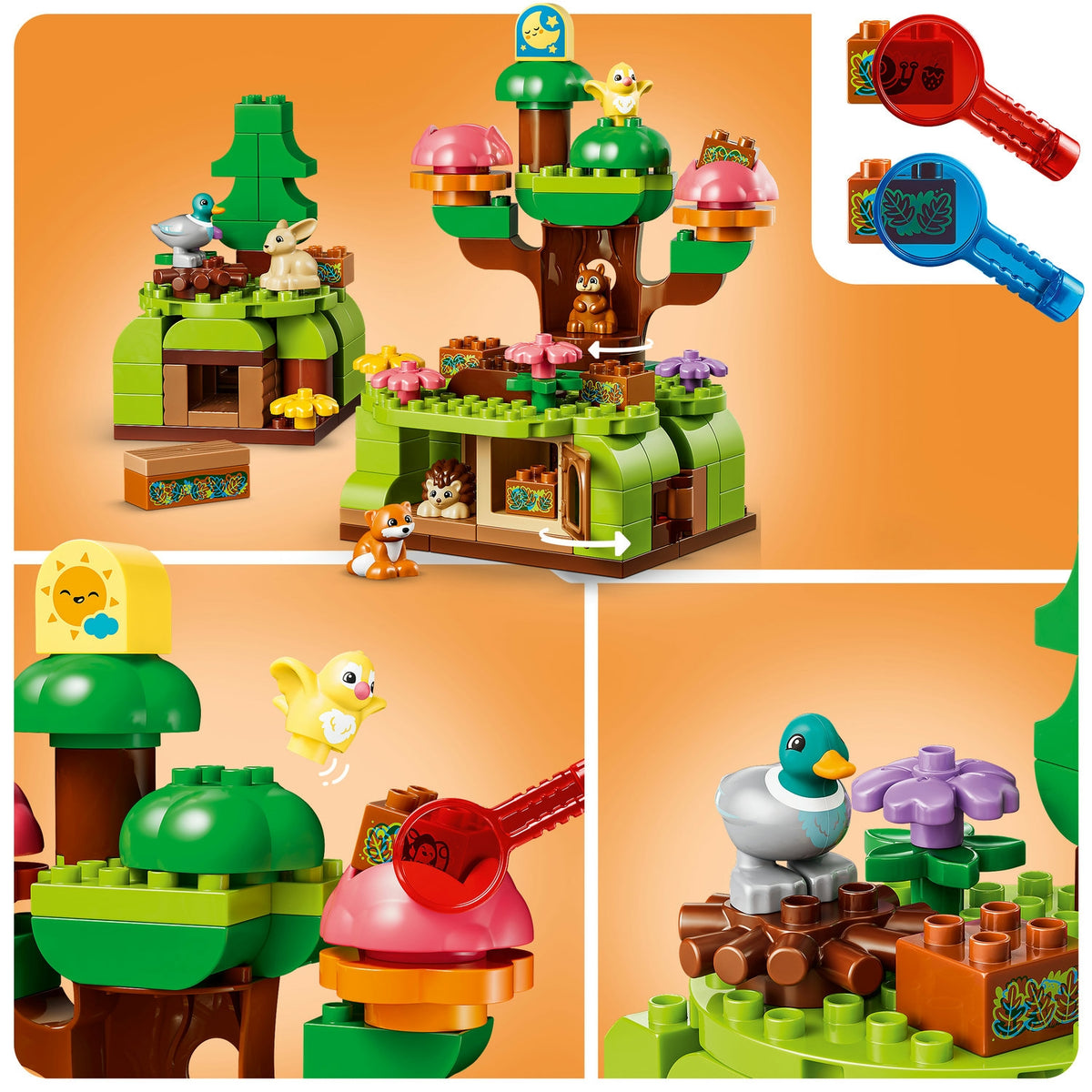 LEGO Duplo Découverte de la forêt avec des animaux sauvages (10480)