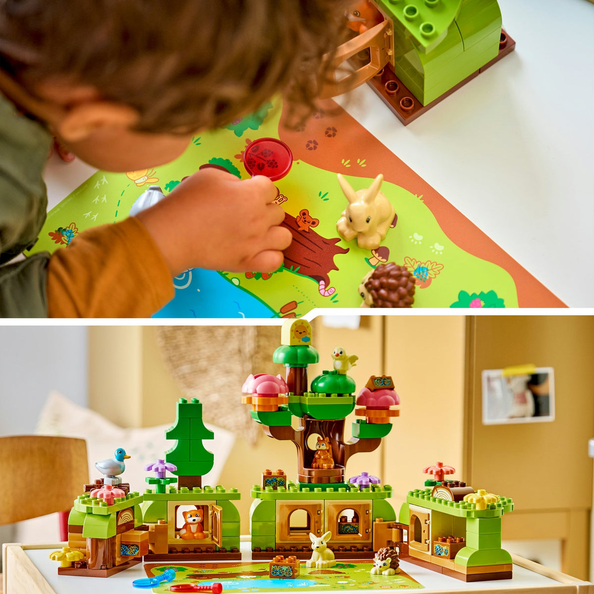 LEGO Duplo Découverte de la forêt avec des animaux sauvages (10480)
