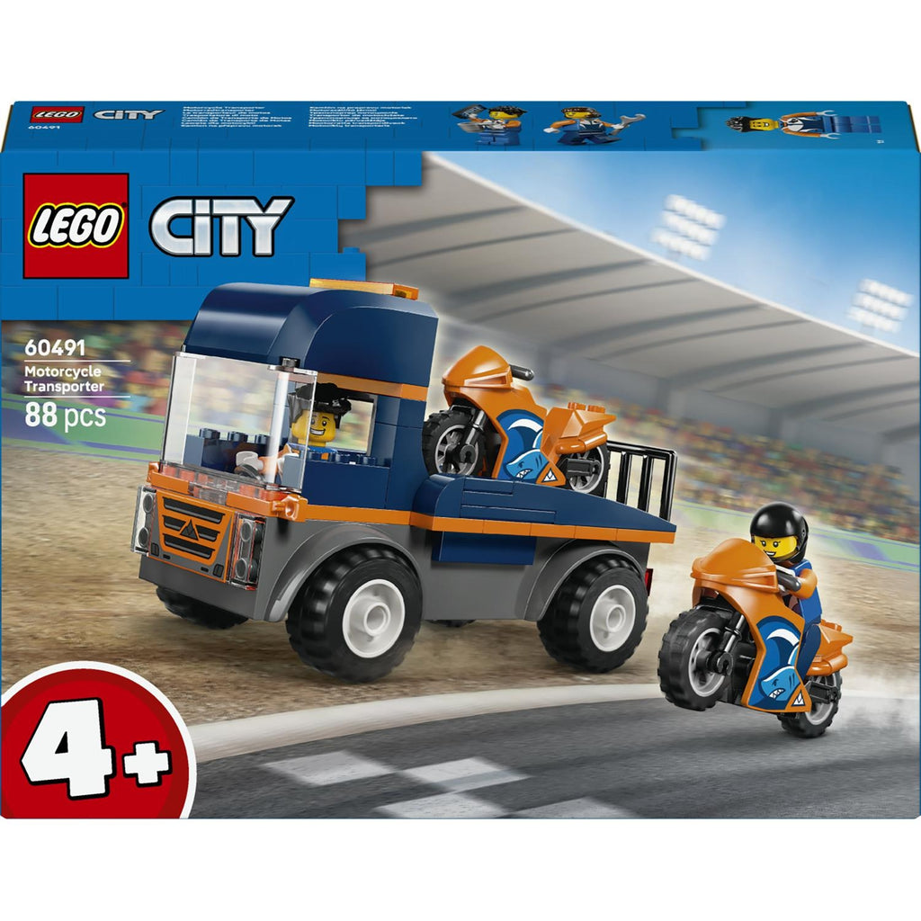 LEGO City le Transporteur de motos 60491