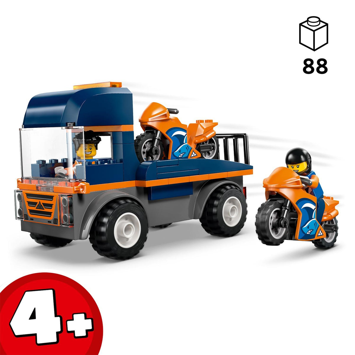 LEGO City le Transporteur de motos 60491