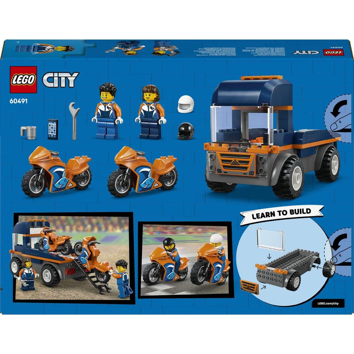 LEGO City le Transporteur de motos 60491