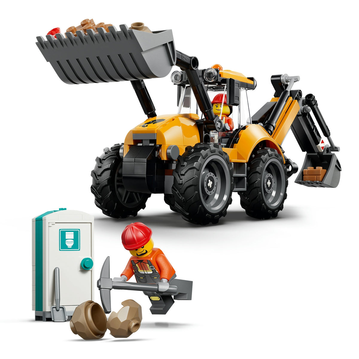 LEGO City Le tractopelle jaune (60480)
