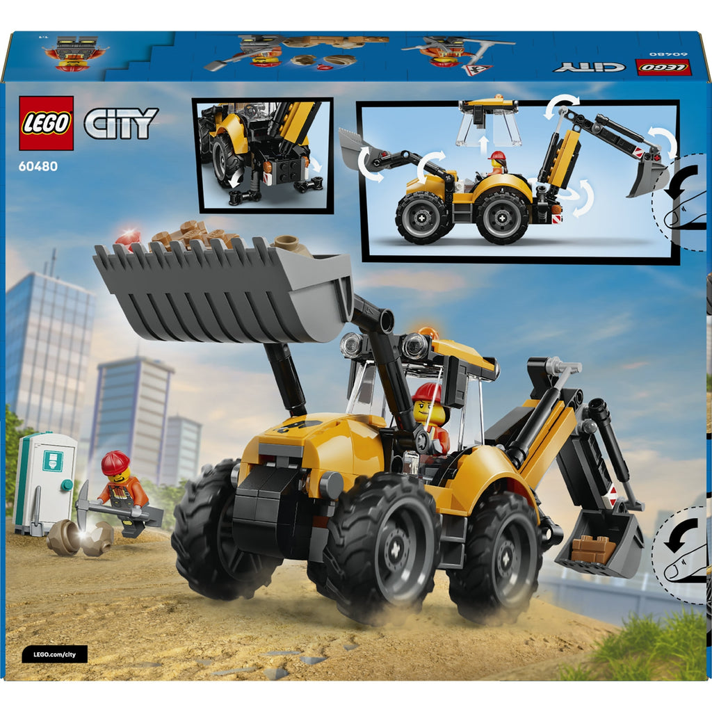 LEGO City Le tractopelle jaune (60480)
