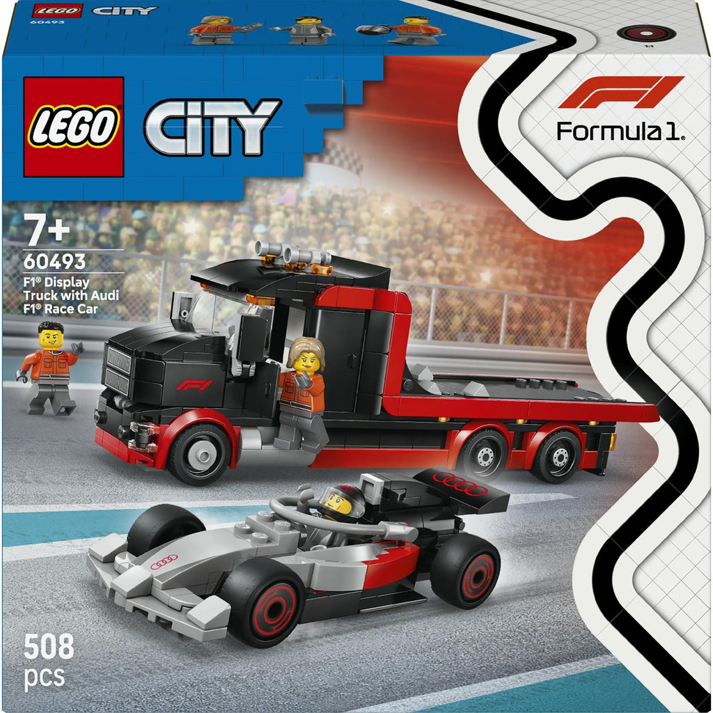 LEGO City 60493 Camion de F1® avec voiture de course de F1® Audi
