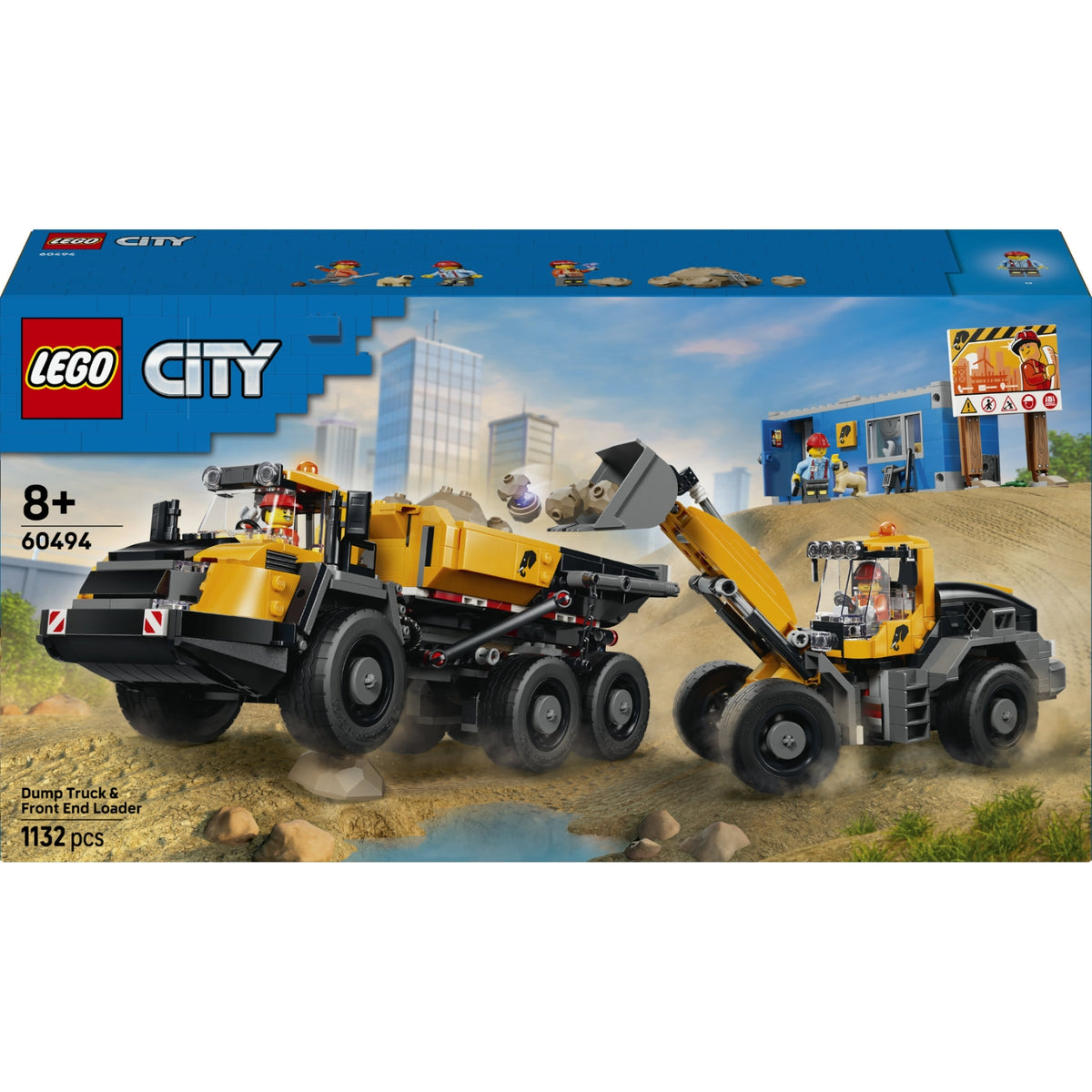 LEGO City Le camion-benne et la chargeuse frontale (60494)