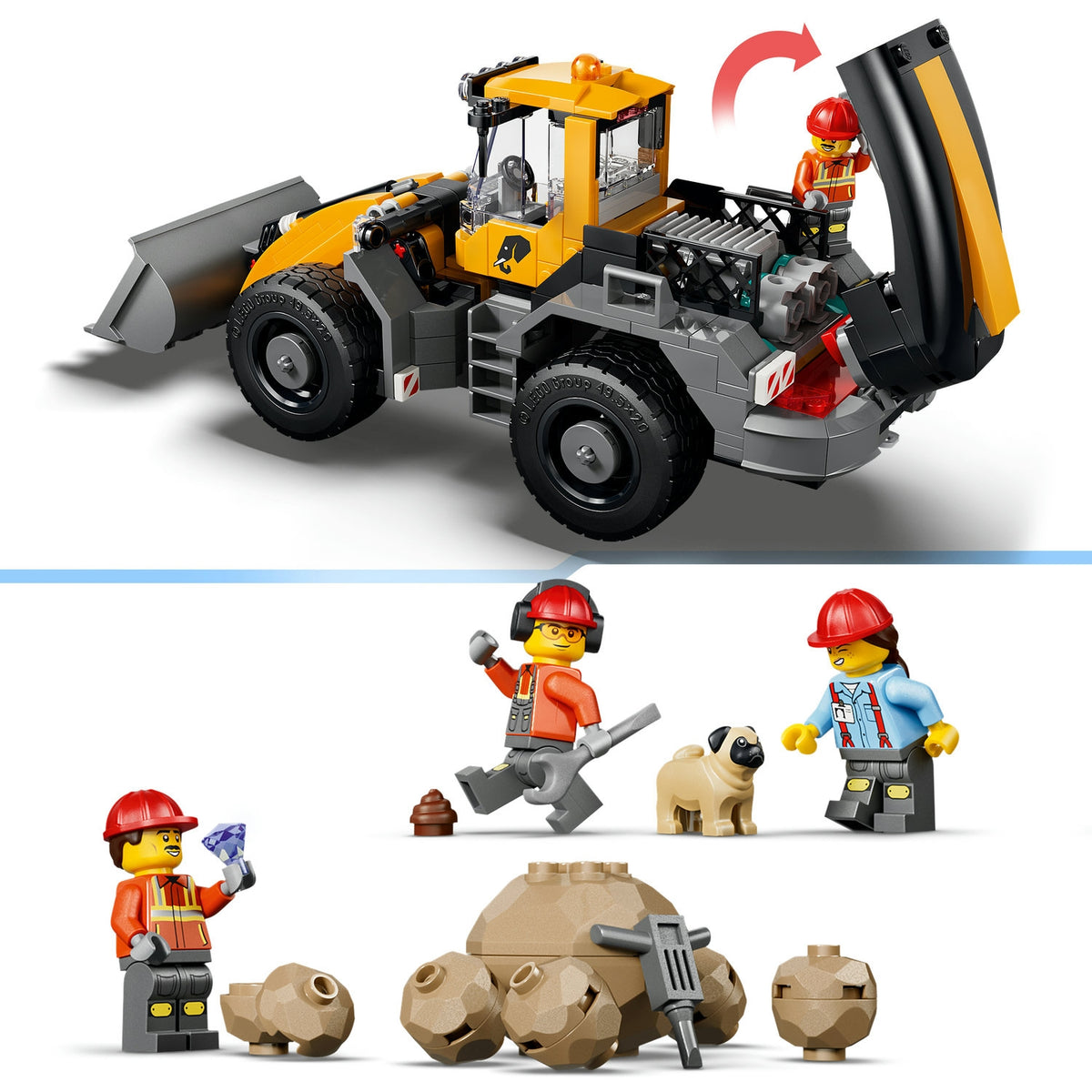 LEGO City Le camion-benne et la chargeuse frontale (60494)