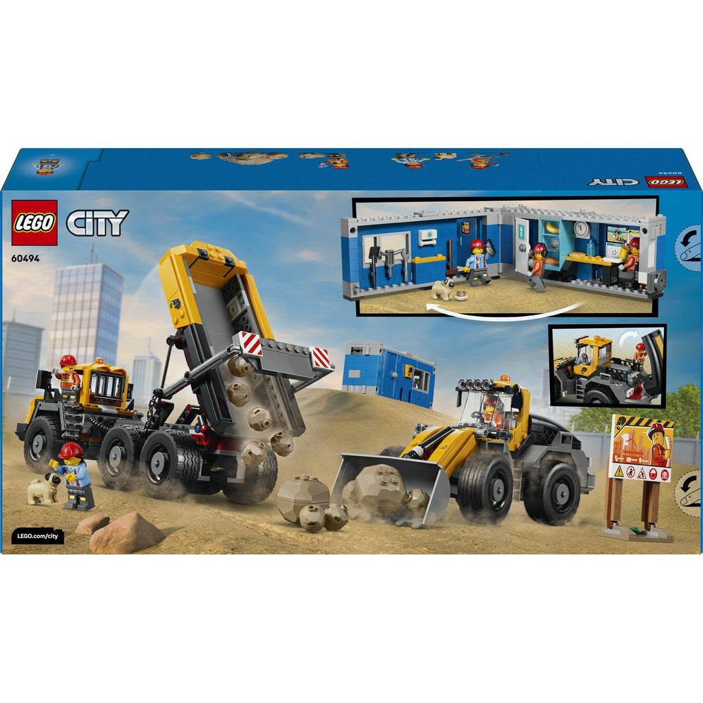LEGO City Le camion-benne et la chargeuse frontale (60494)