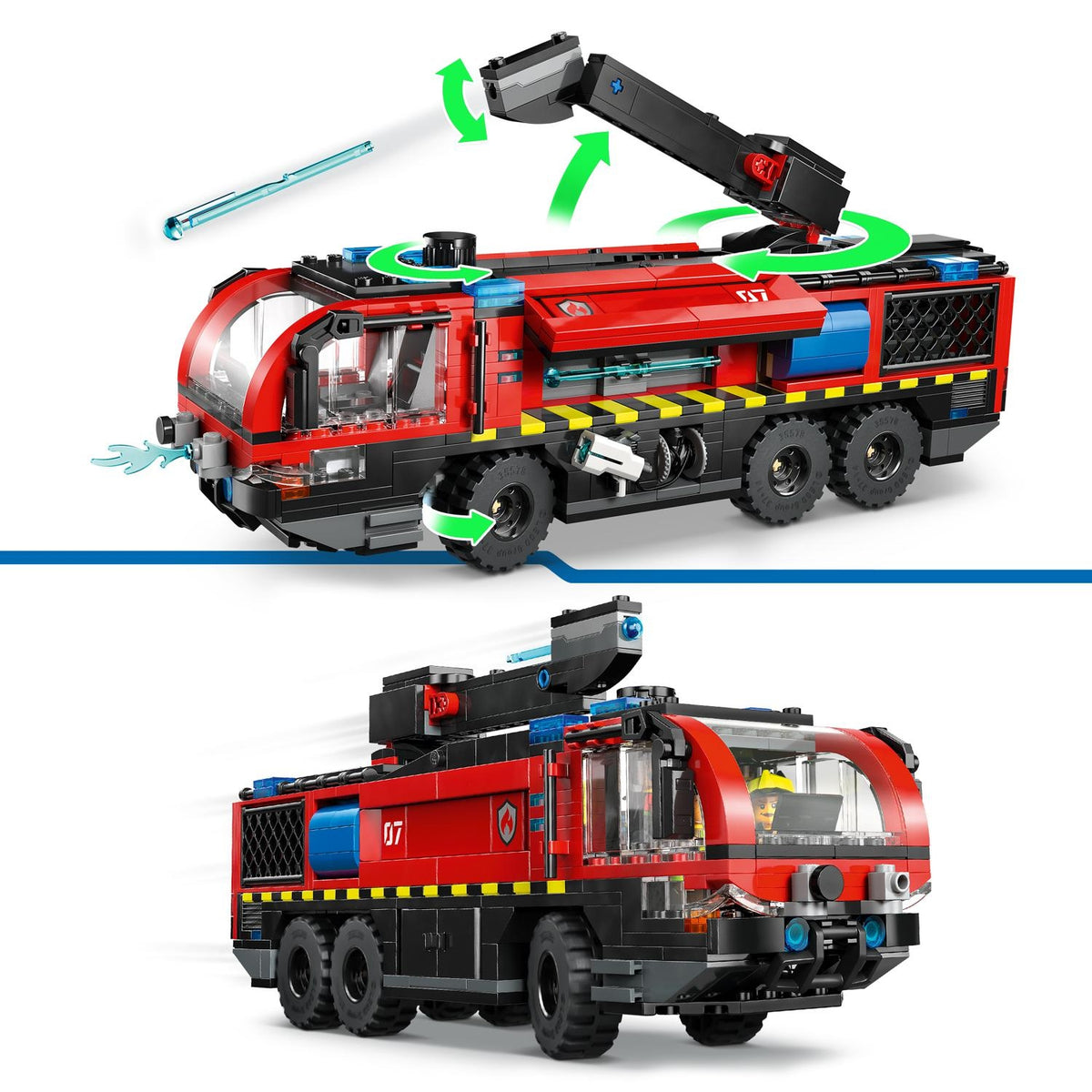 LEGO City le Camion de Pompier de l'Aéoroport 60499