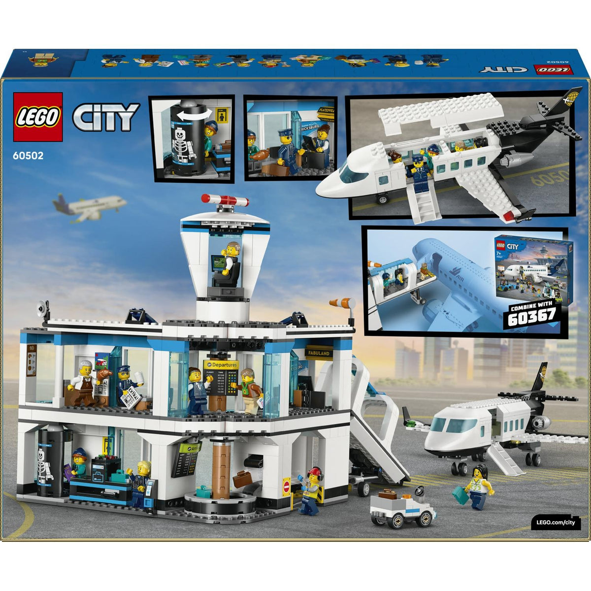 LEGO City l'Aéroport et l'Avion 60502