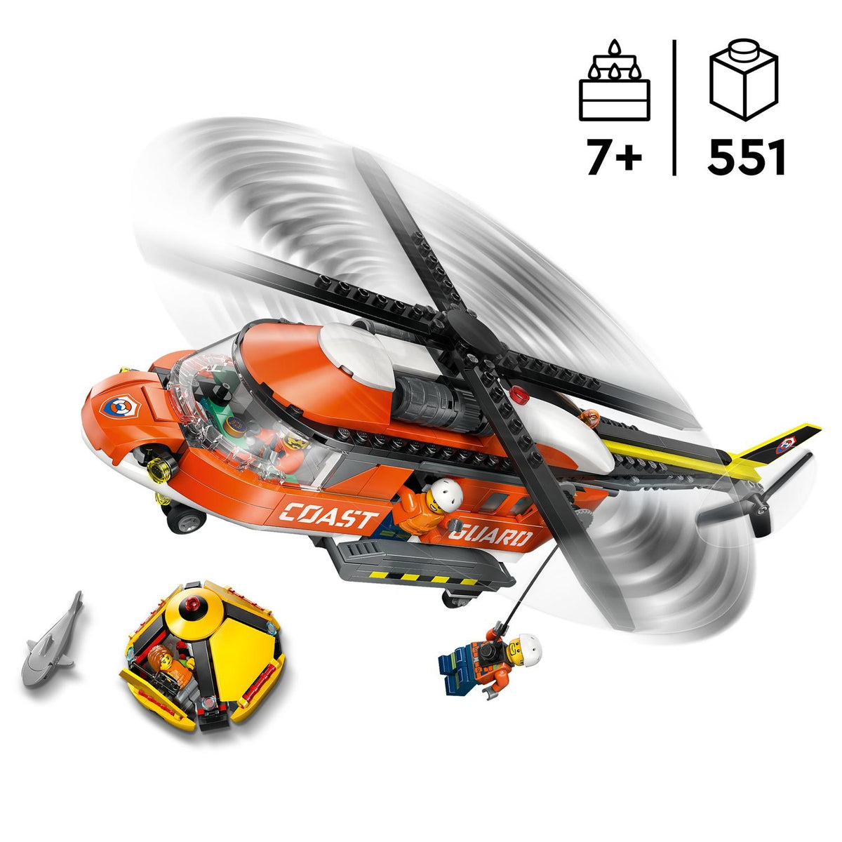 LEGO City l'Hélicoptère des Garde-Côtes 60503