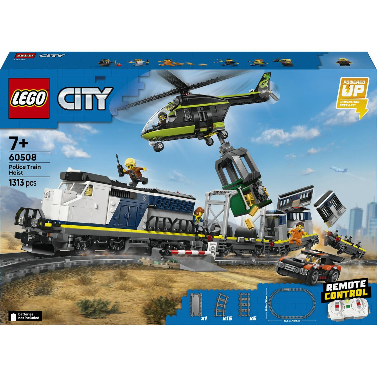 LEGO City 60508 Le braquage du train de police