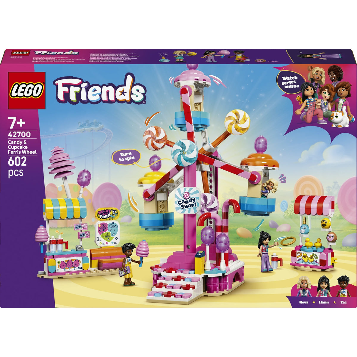 LEGO Friends La grande roue ornée de bonbons et cupcakes (42700)