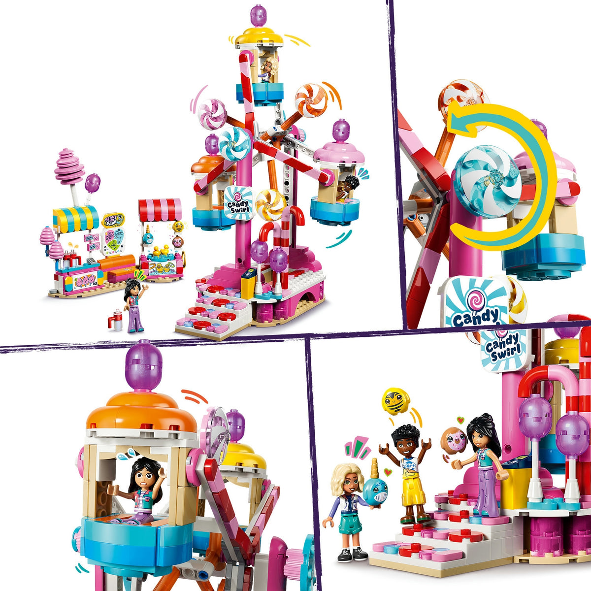 LEGO Friends La grande roue ornée de bonbons et cupcakes (42700)