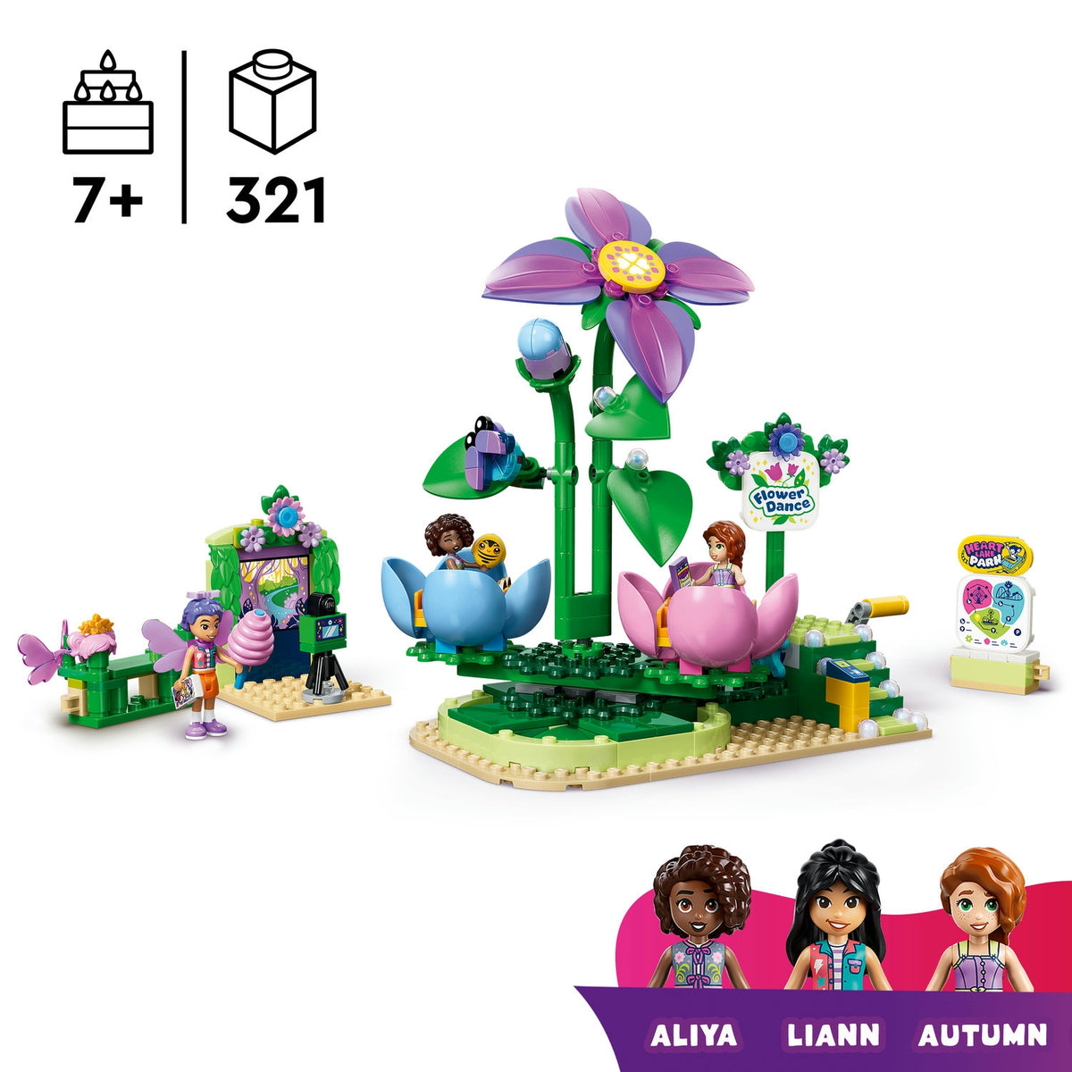 LEGO Friends La fleur tournoyante et les tasses à thé féériques (42702)
