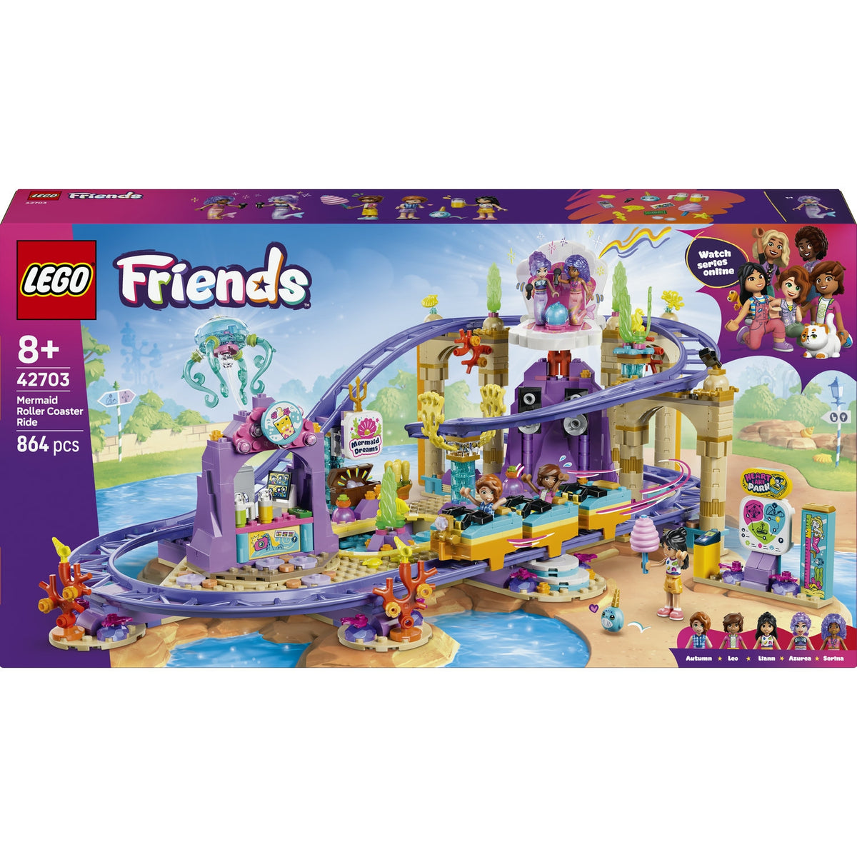 LEGO Friends Les montagnes russes des sirènes (42703)