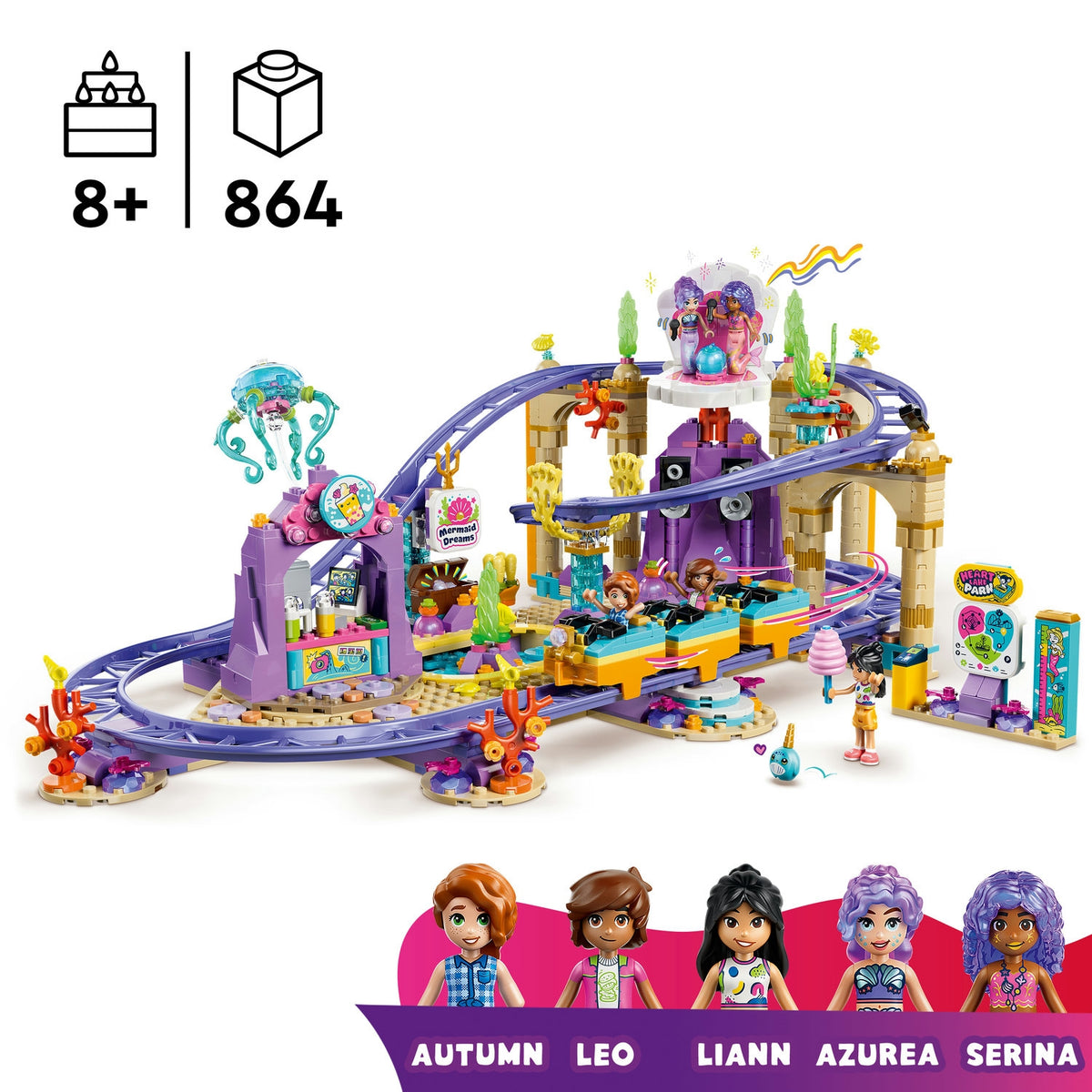 LEGO Friends Les montagnes russes des sirènes (42703)
