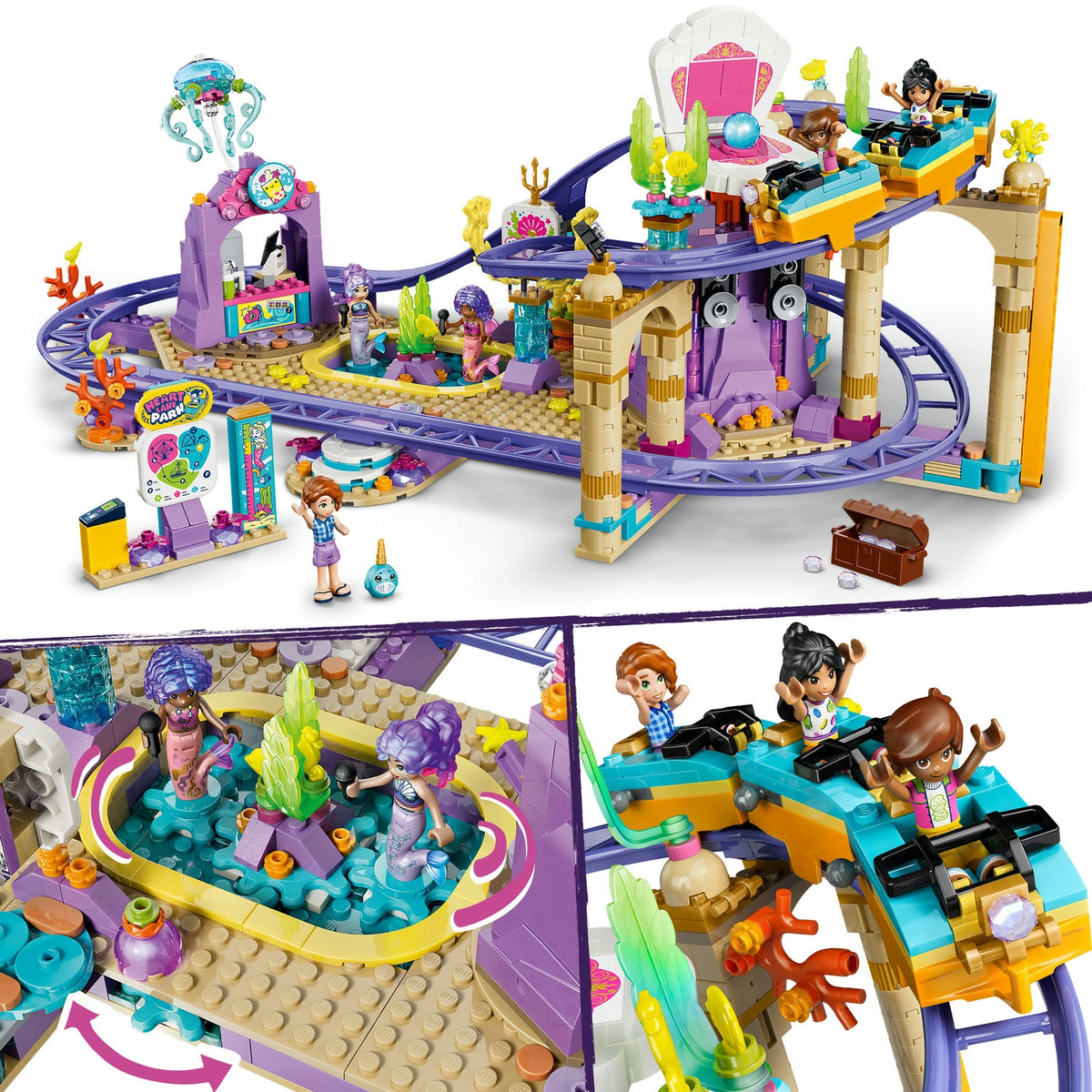 LEGO Friends Les montagnes russes des sirènes (42703)