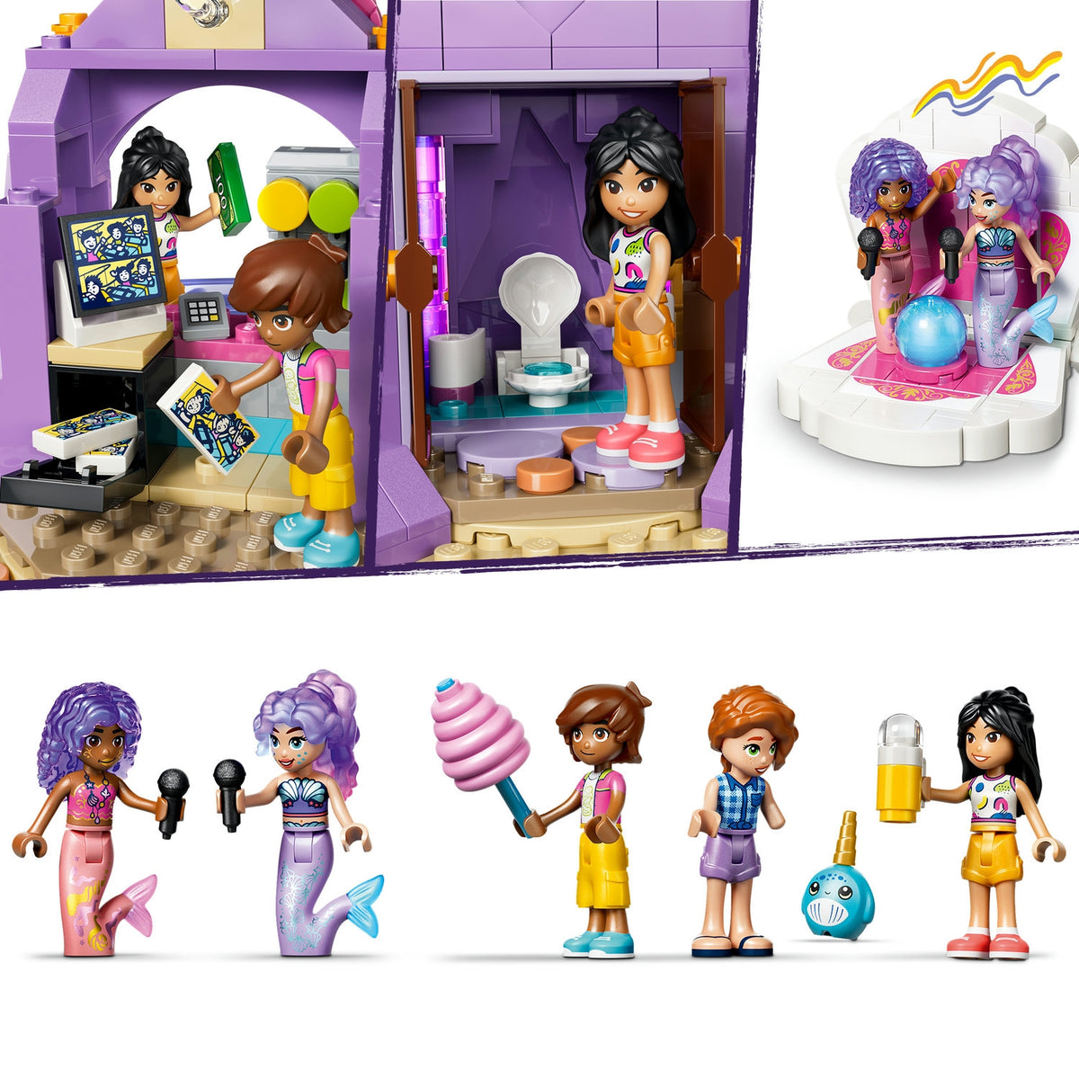 LEGO Friends Les montagnes russes des sirènes (42703)