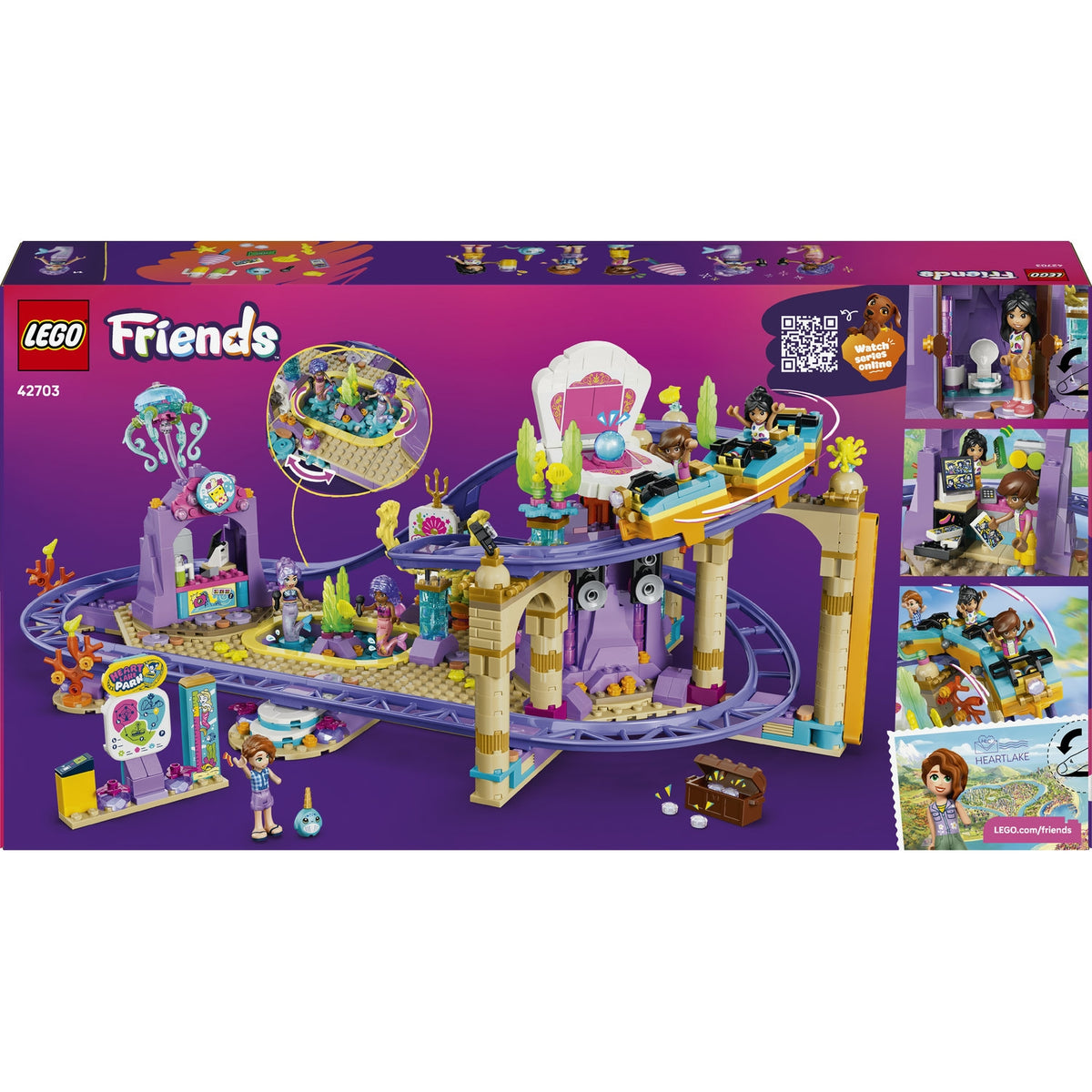 LEGO Friends Les montagnes russes des sirènes (42703)