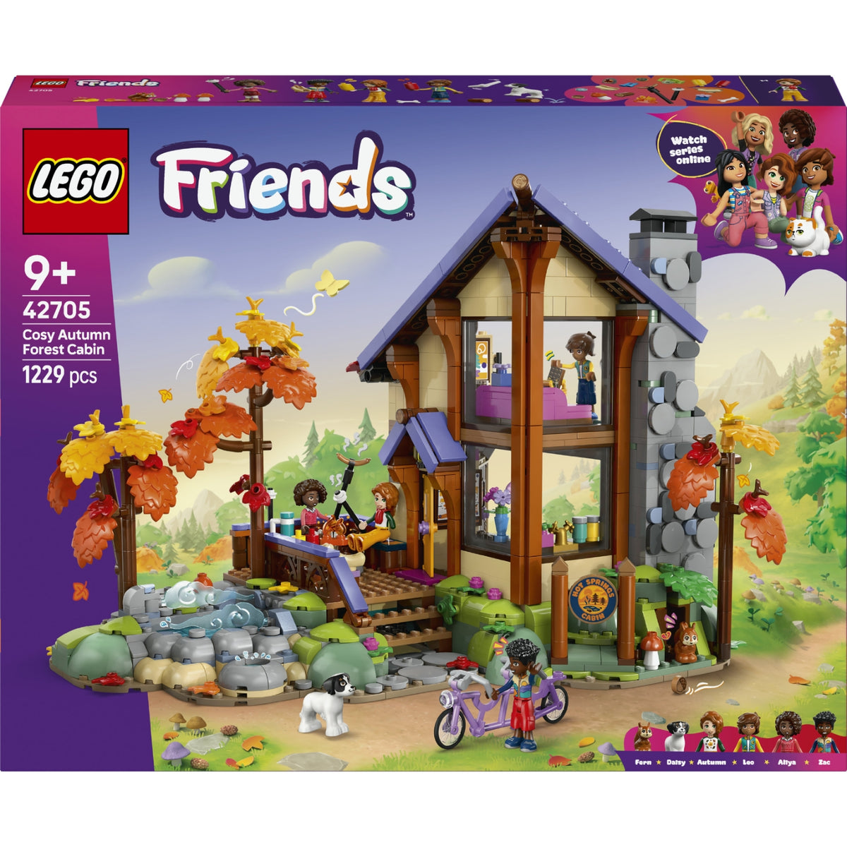 LEGO Friends La cabane chaleureuse dans la forêt (42705)