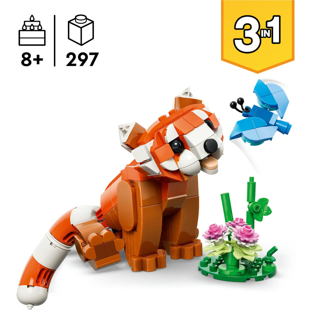 LEGO 31394 - Creator 3 en 1 Red Panda 297 Pièces