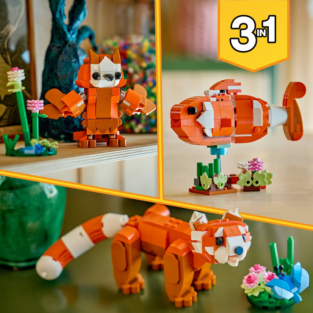LEGO 31394 - Creator 3 en 1 Red Panda 297 Pièces