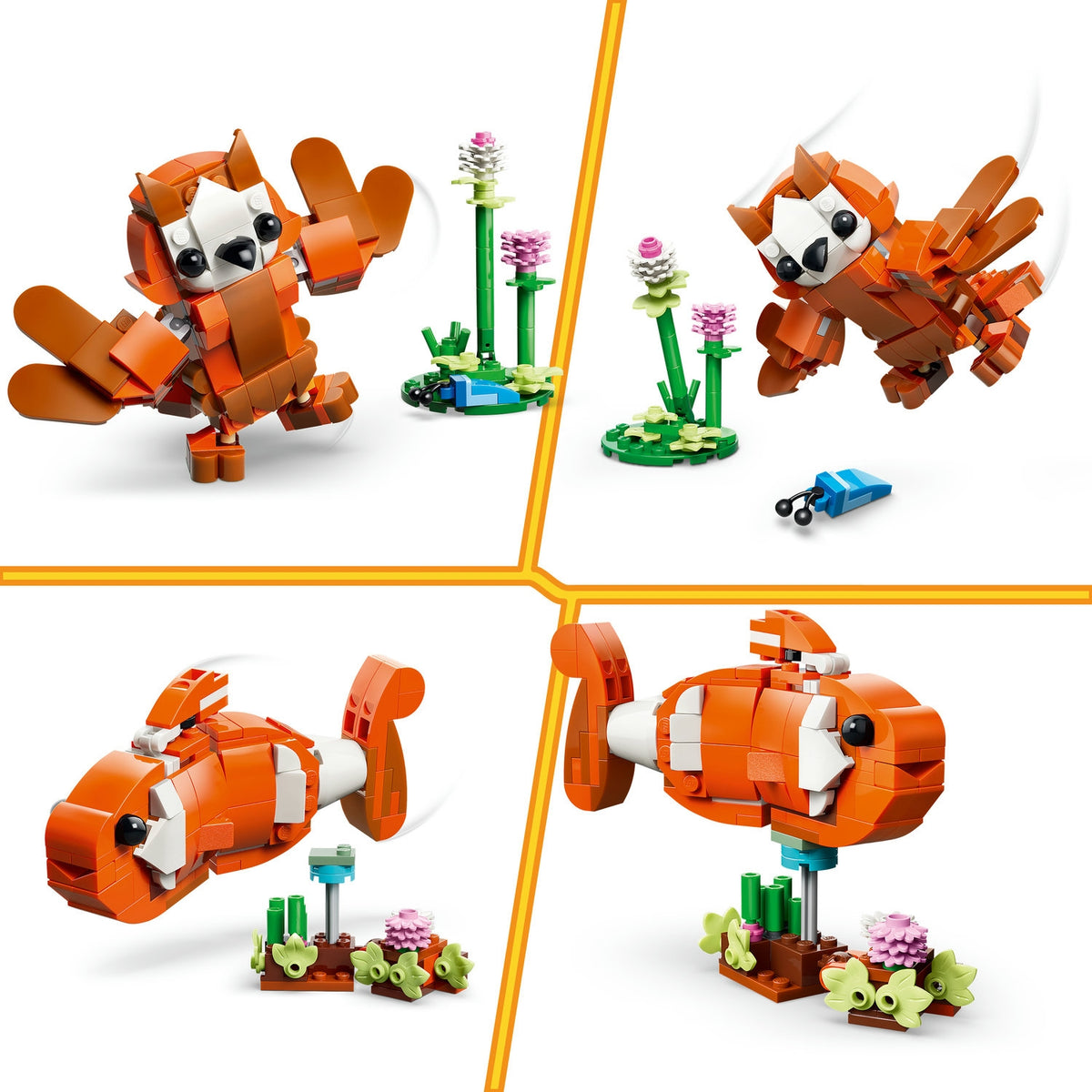 LEGO 31394 - Creator 3 en 1 Red Panda 297 Pièces