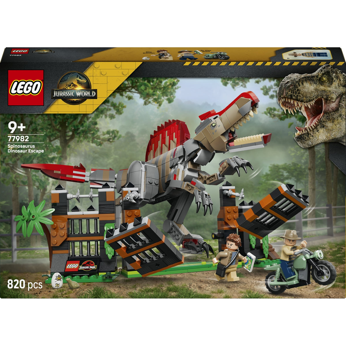 LEGO Jurassic World L'évasion du spinosaure LEGO (77982)