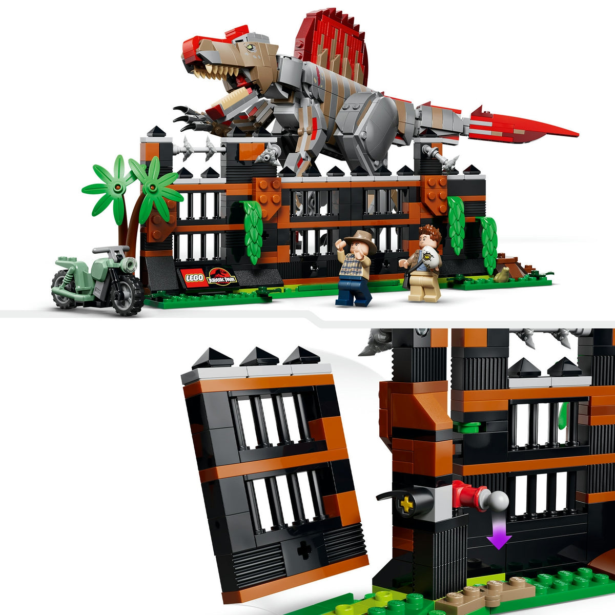 LEGO Jurassic World L'évasion du spinosaure LEGO (77982)