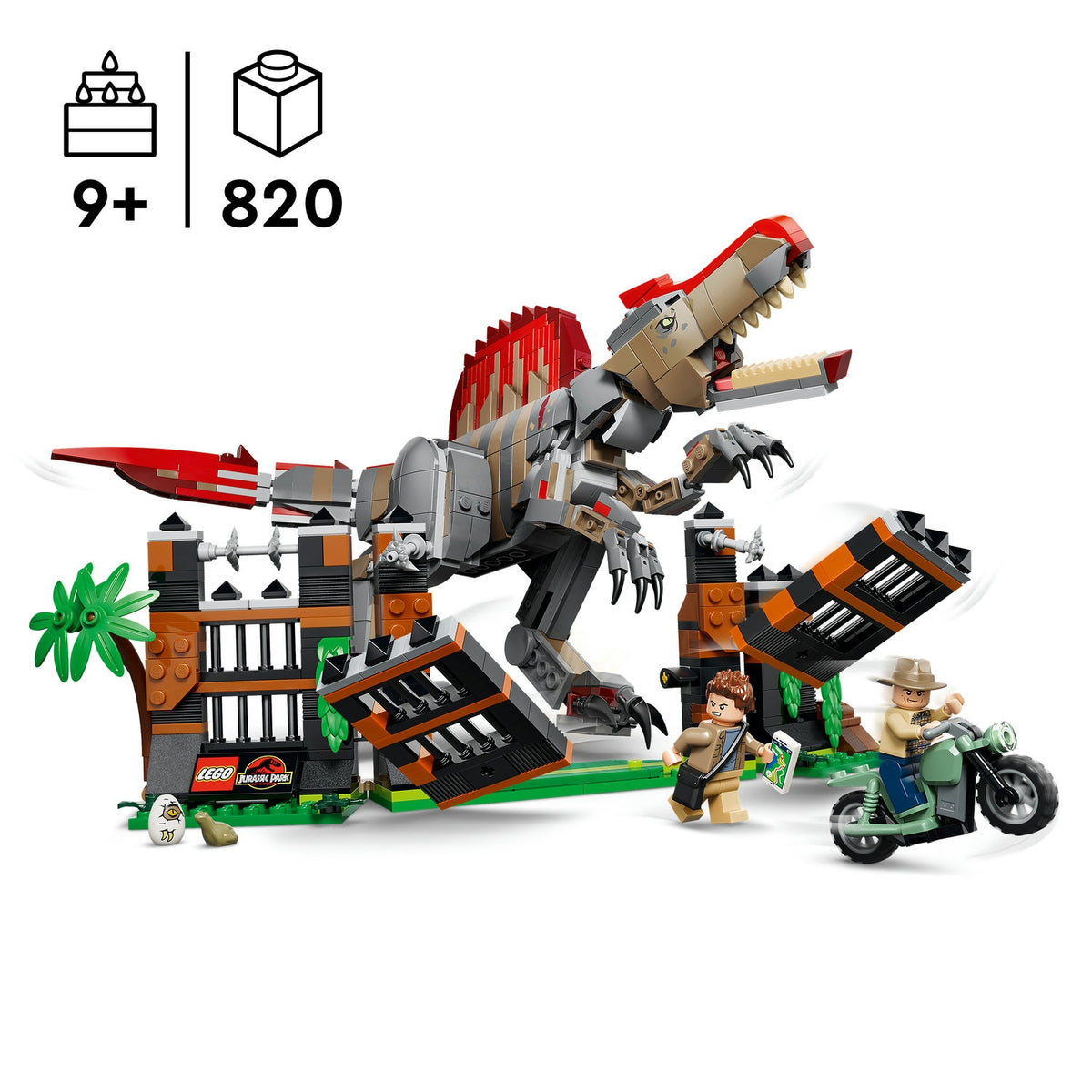 LEGO Jurassic World L'évasion du spinosaure LEGO (77982)