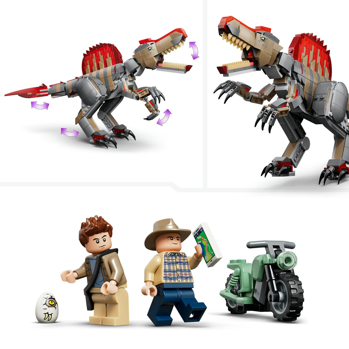 LEGO Jurassic World L'évasion du spinosaure LEGO (77982)