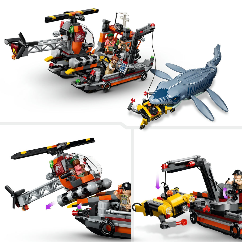 LEGO Jurassic World L'attaque du bateau par le Mosasaure (77983)