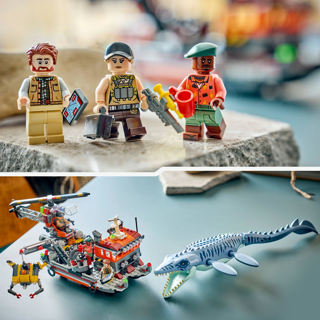 LEGO Jurassic World L'attaque du bateau par le Mosasaure (77983)