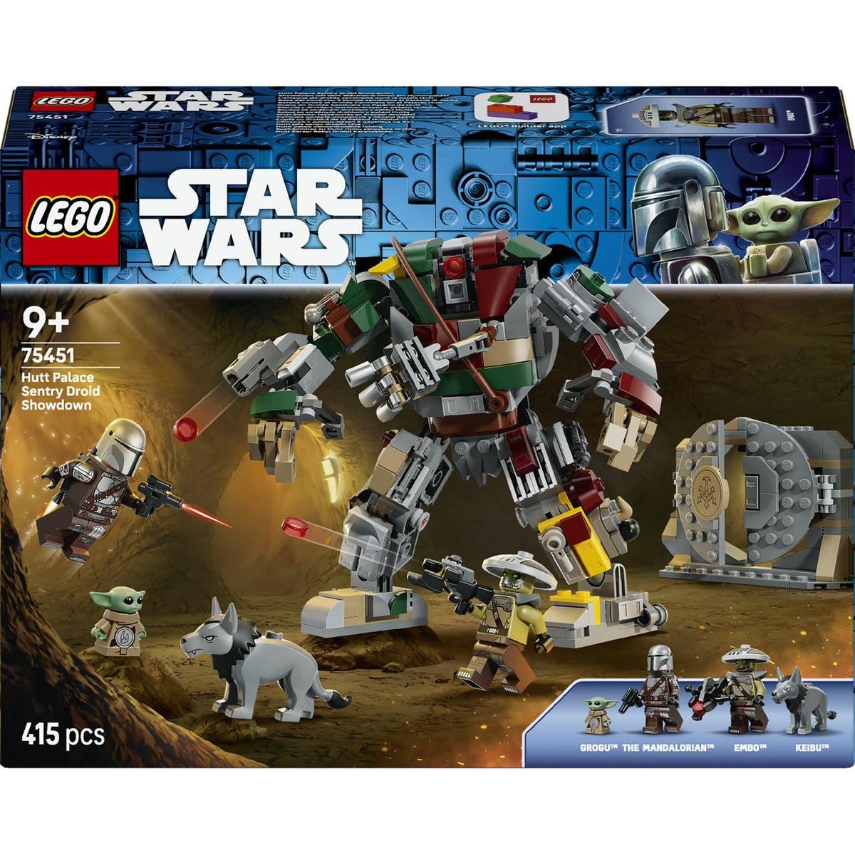 LEGO Star Wars L'attaque du droïde sentinelle dans le palais Hutt (75451)