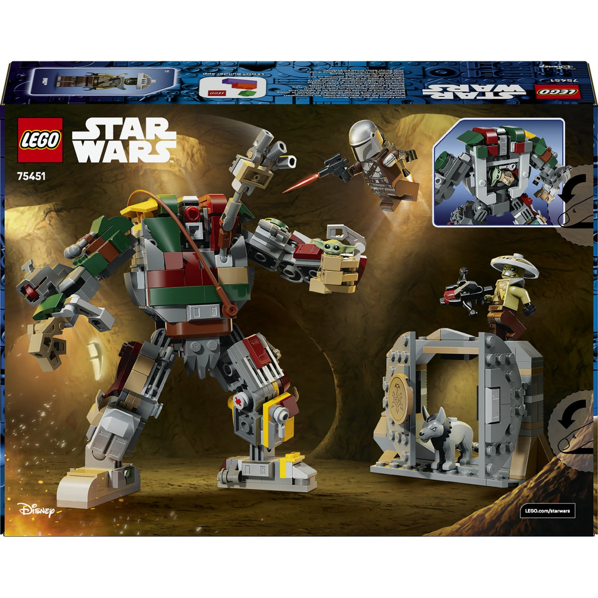 LEGO Star Wars L'attaque du droïde sentinelle dans le palais Hutt (75451)
