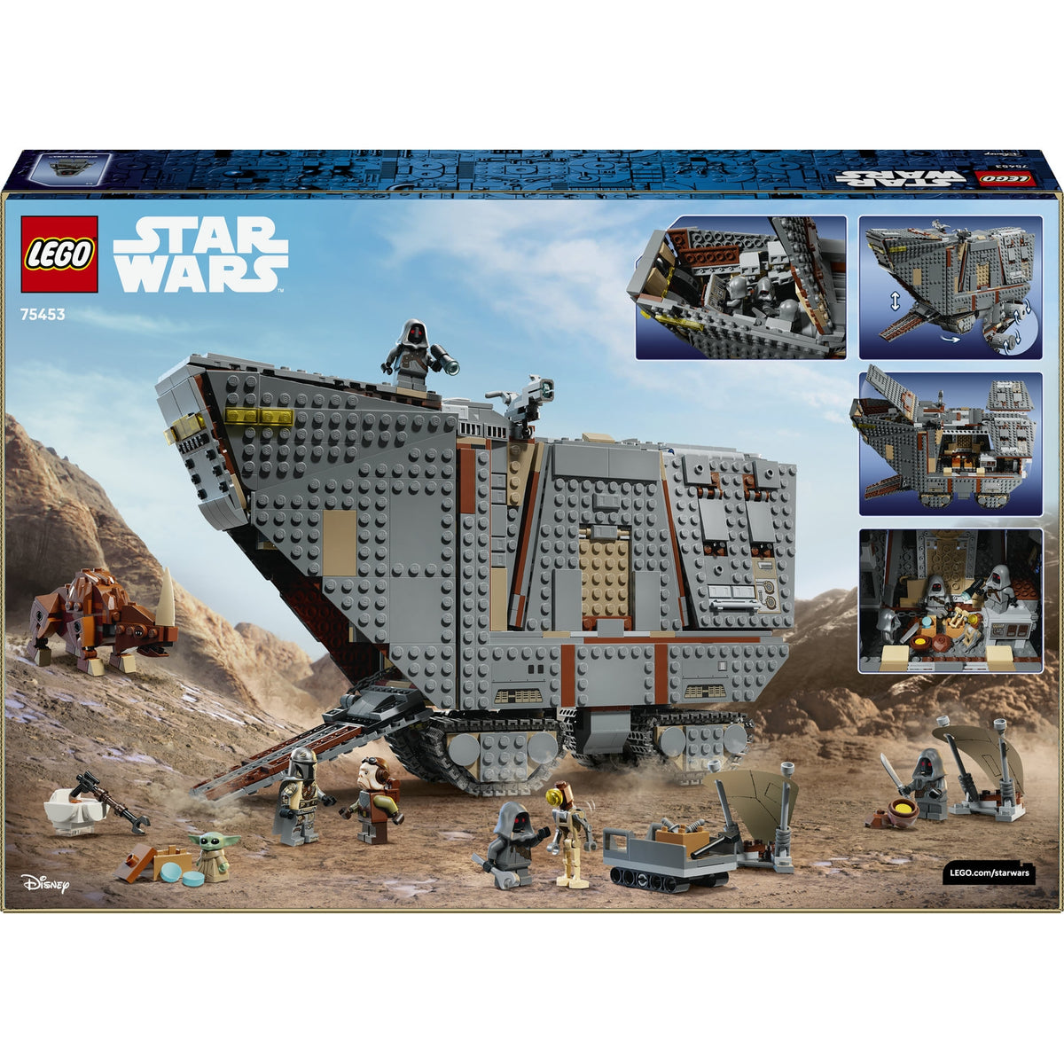 LEGO Star Wars Le Sandcrawler d'Offworld et le Mudhorn (75453)
