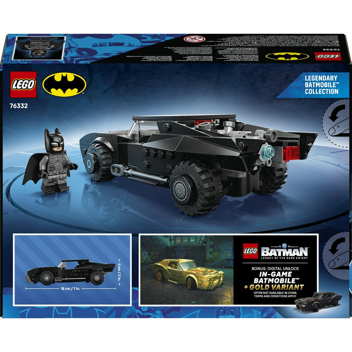 LEGO DC Comics 76332 La Batmobile™ de The Batman™