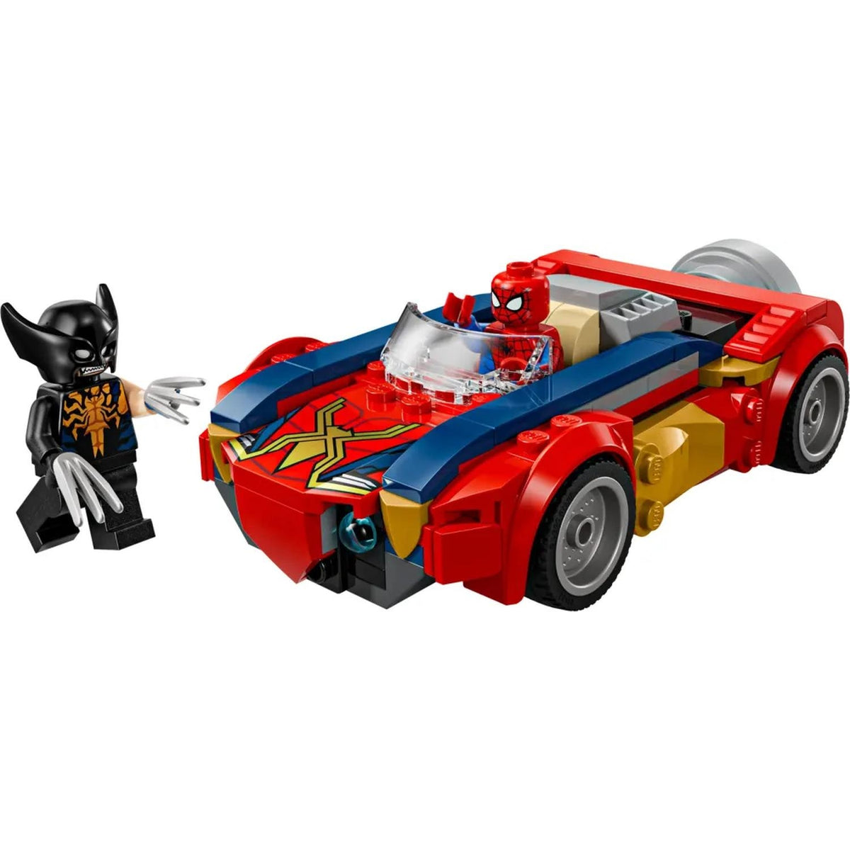 LEGO Marvel Spider-Man et sa voiture Wolverine Vénomisé 76336