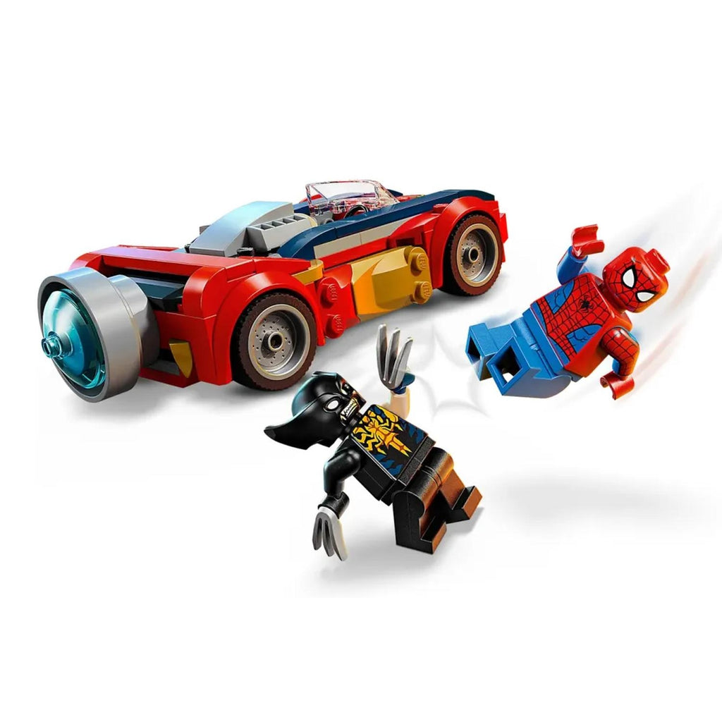 LEGO Marvel Spider-Man et sa voiture Wolverine Vénomisé 76336