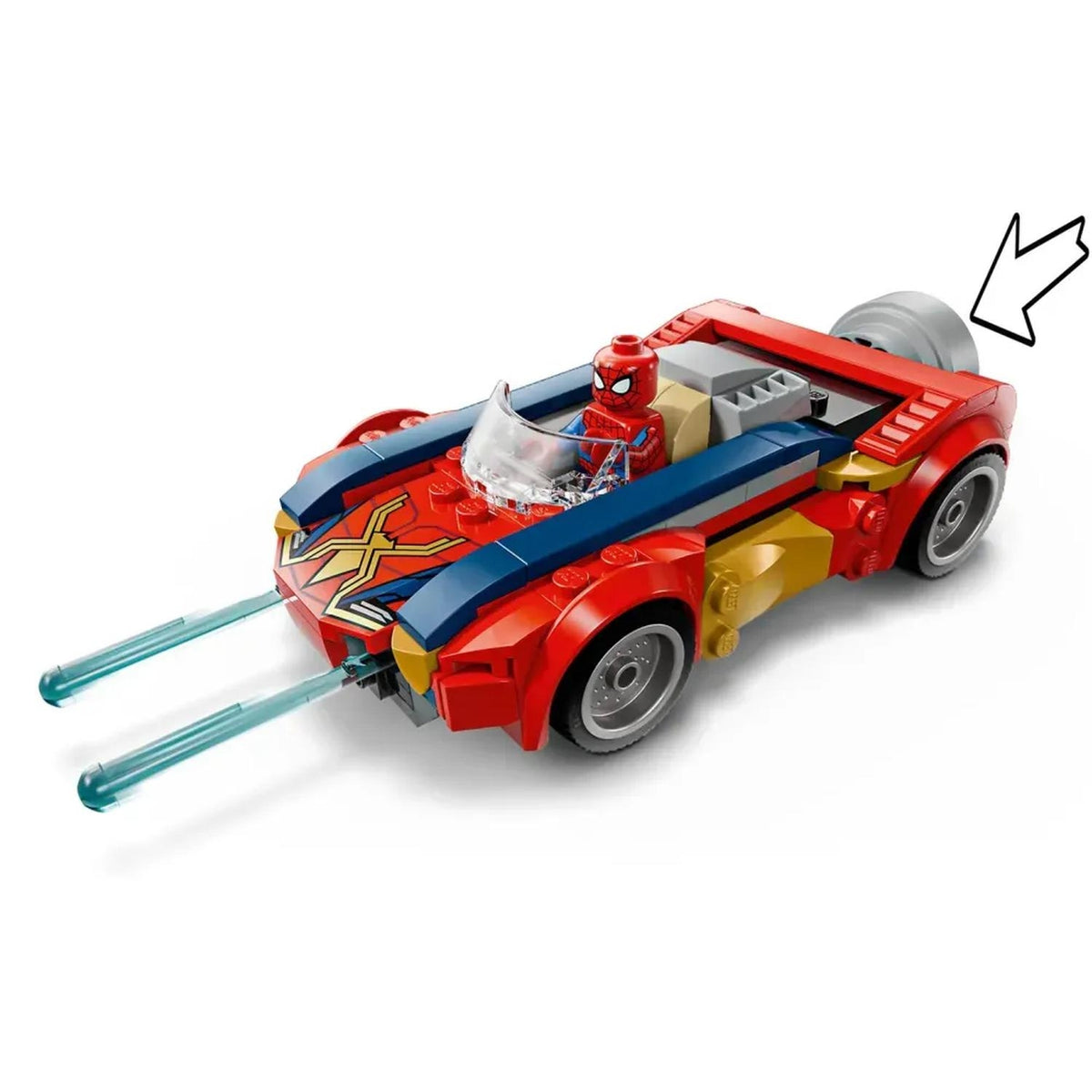 LEGO Marvel Spider-Man et sa voiture Wolverine Vénomisé 76336