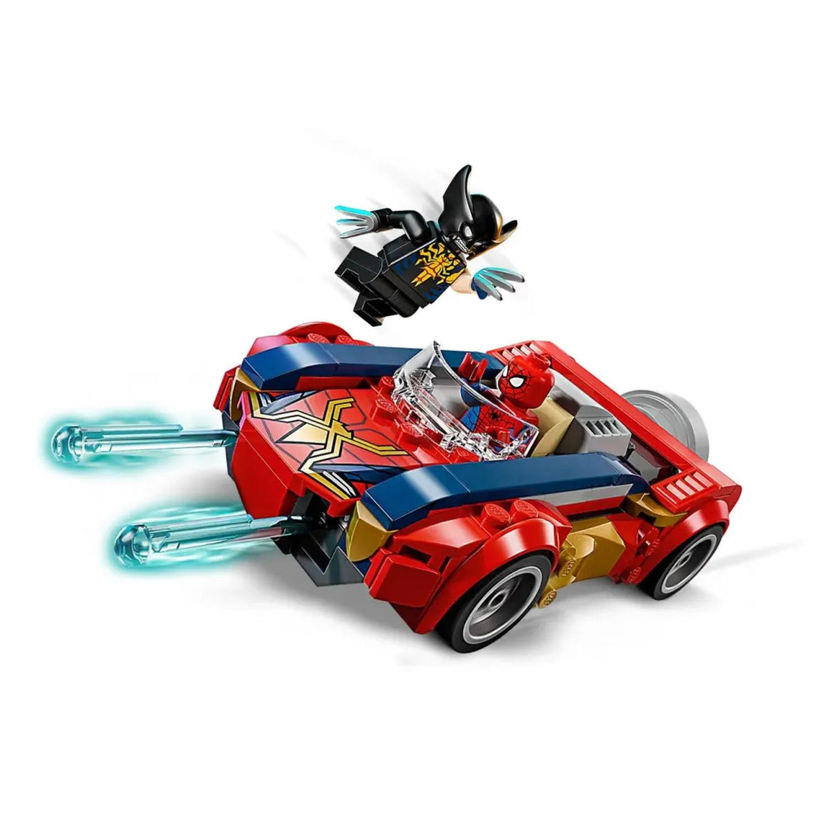 LEGO Marvel Spider-Man et sa voiture Wolverine Vénomisé 76336