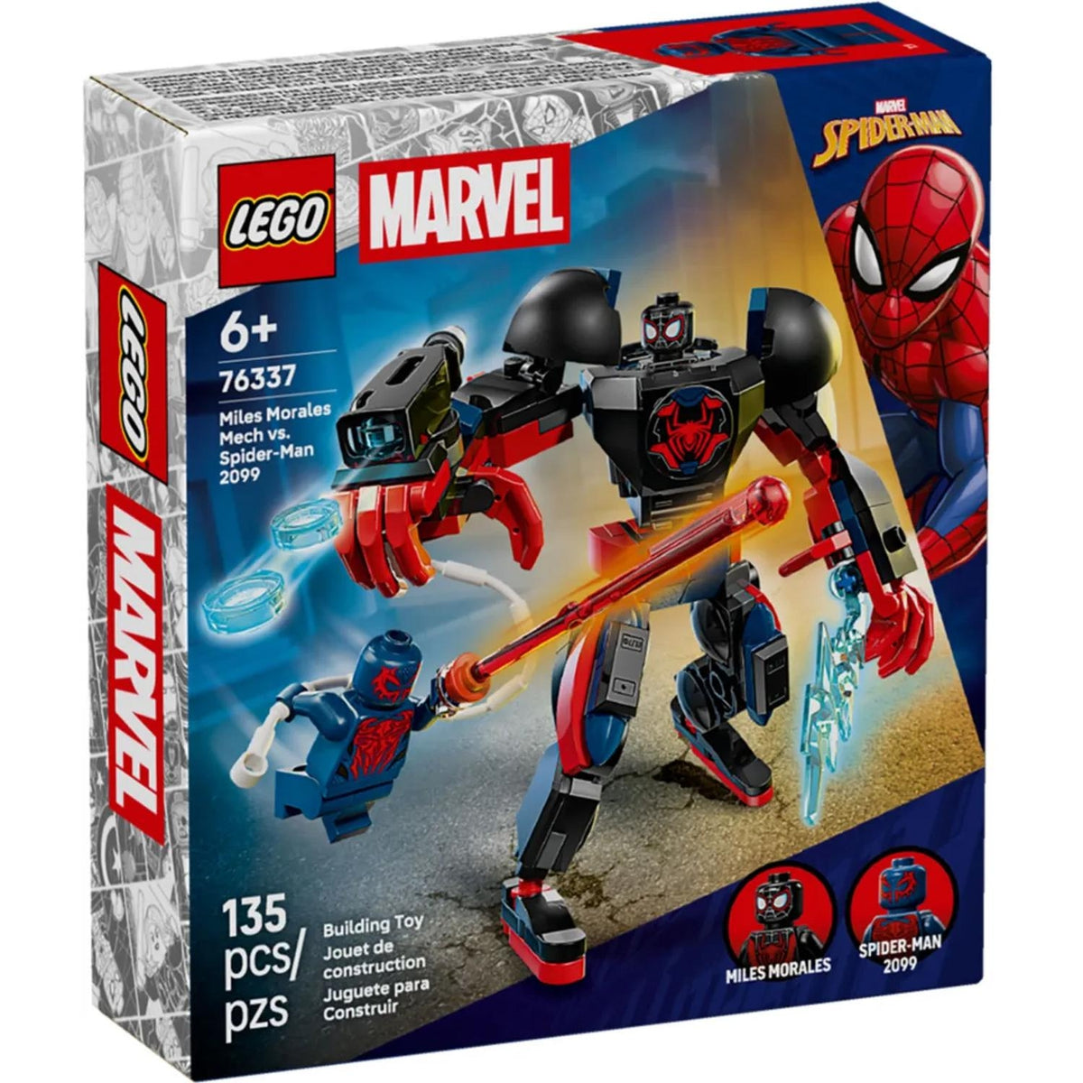 LEGO Marvel le Robot de Miles Morales contre Spider-Man 76337