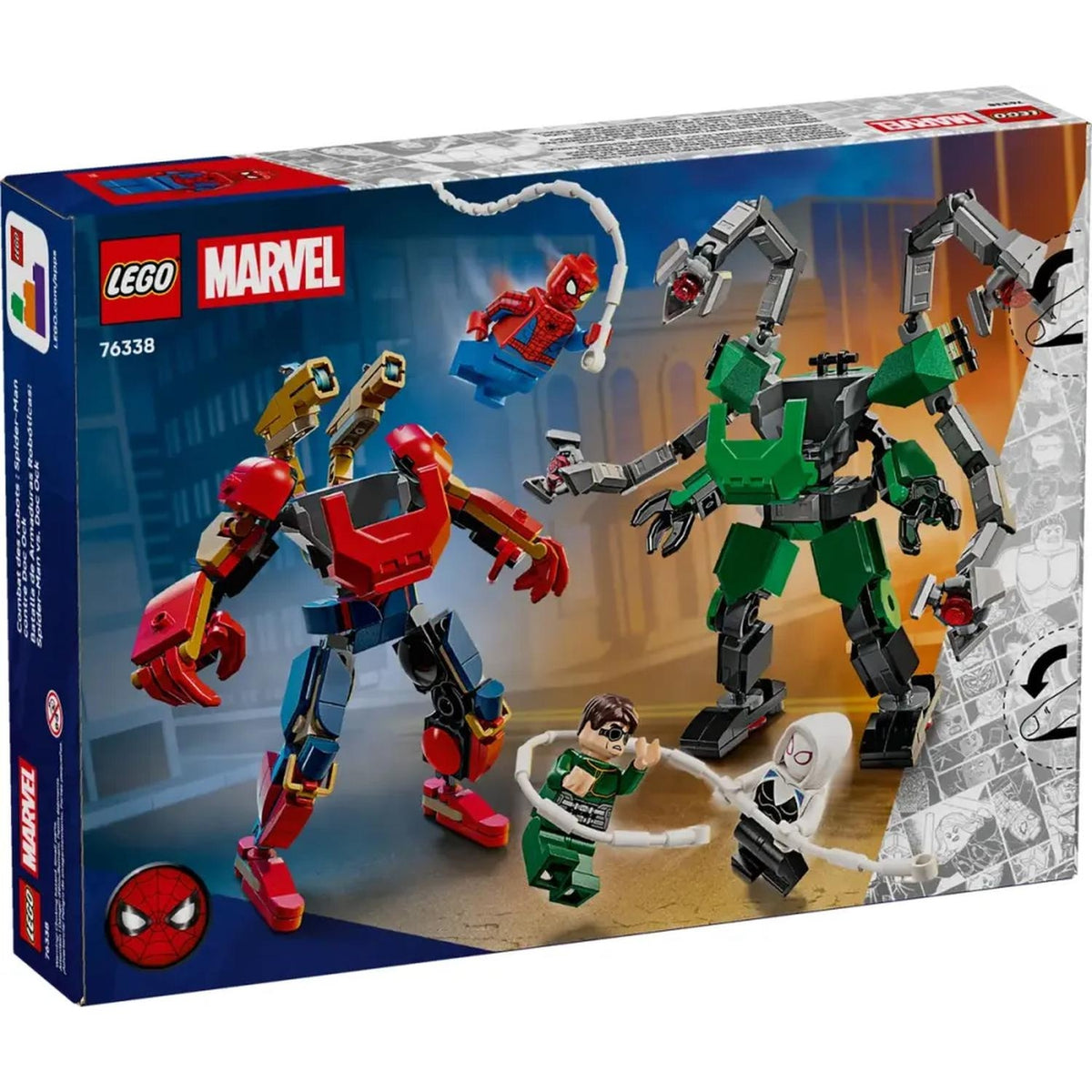 LEGO Marvel le combat des robots Spider-Man contre Docteur Octopus 76338