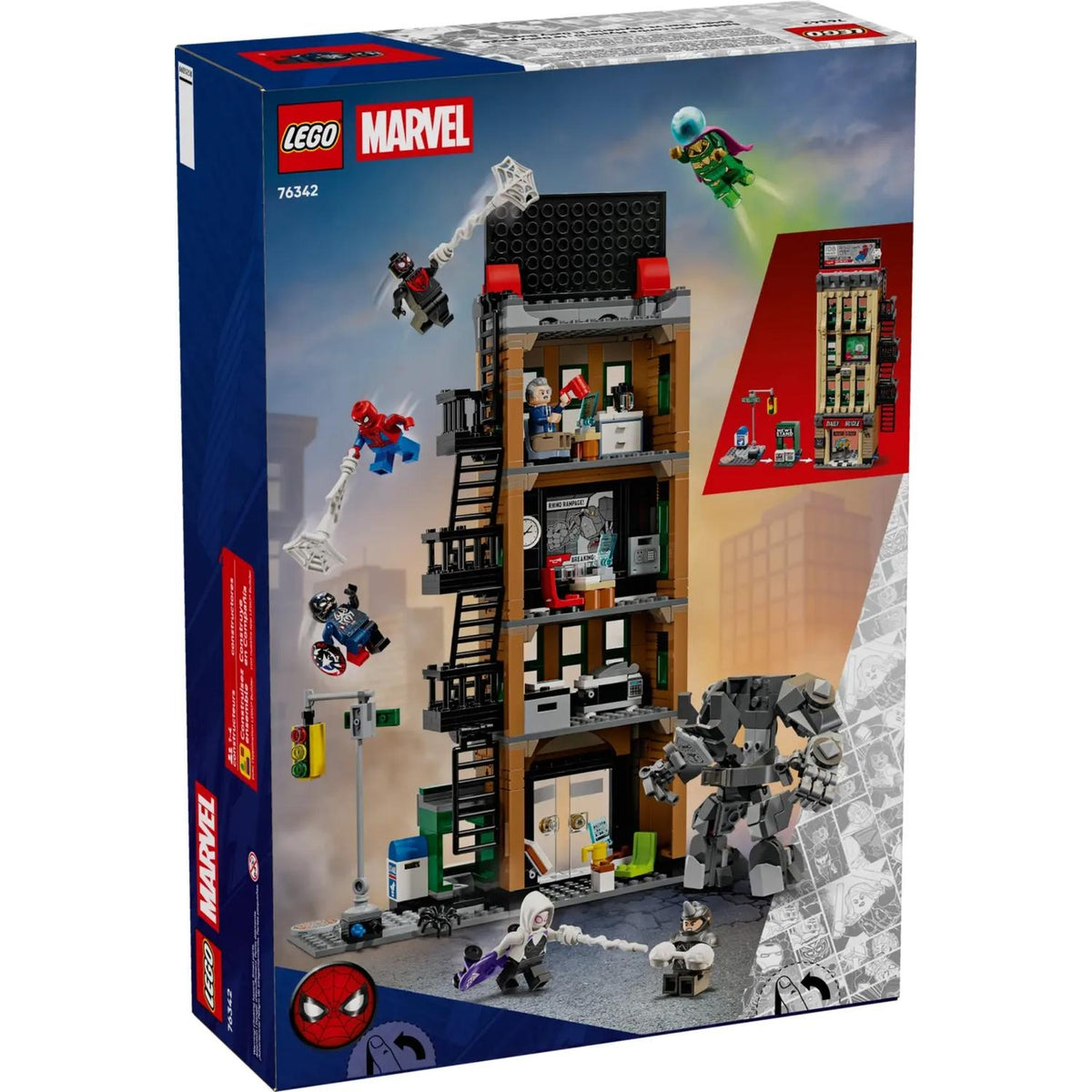LEGO Marvel Spider-Man contre Mystério le Daily Bugle 76342