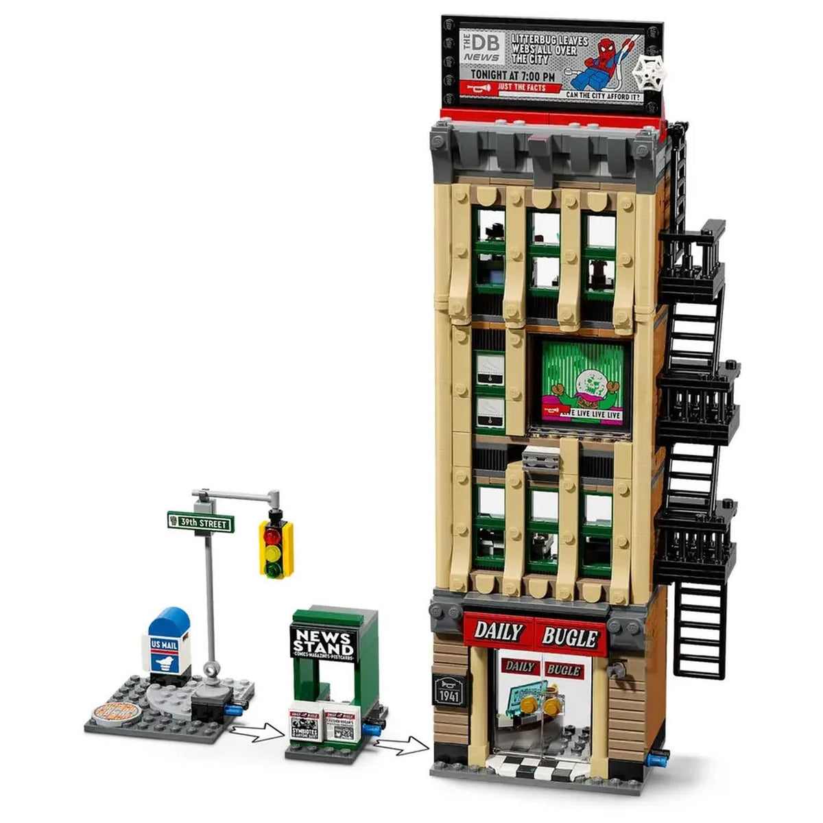 LEGO Marvel Spider-Man contre Mystério le Daily Bugle 76342