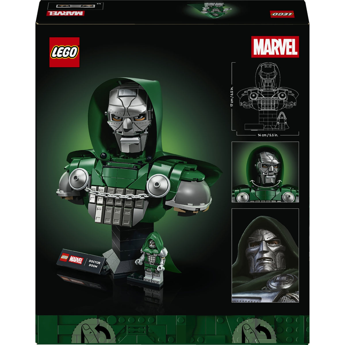 LEGO Le Buste du Docteur Doom 76345