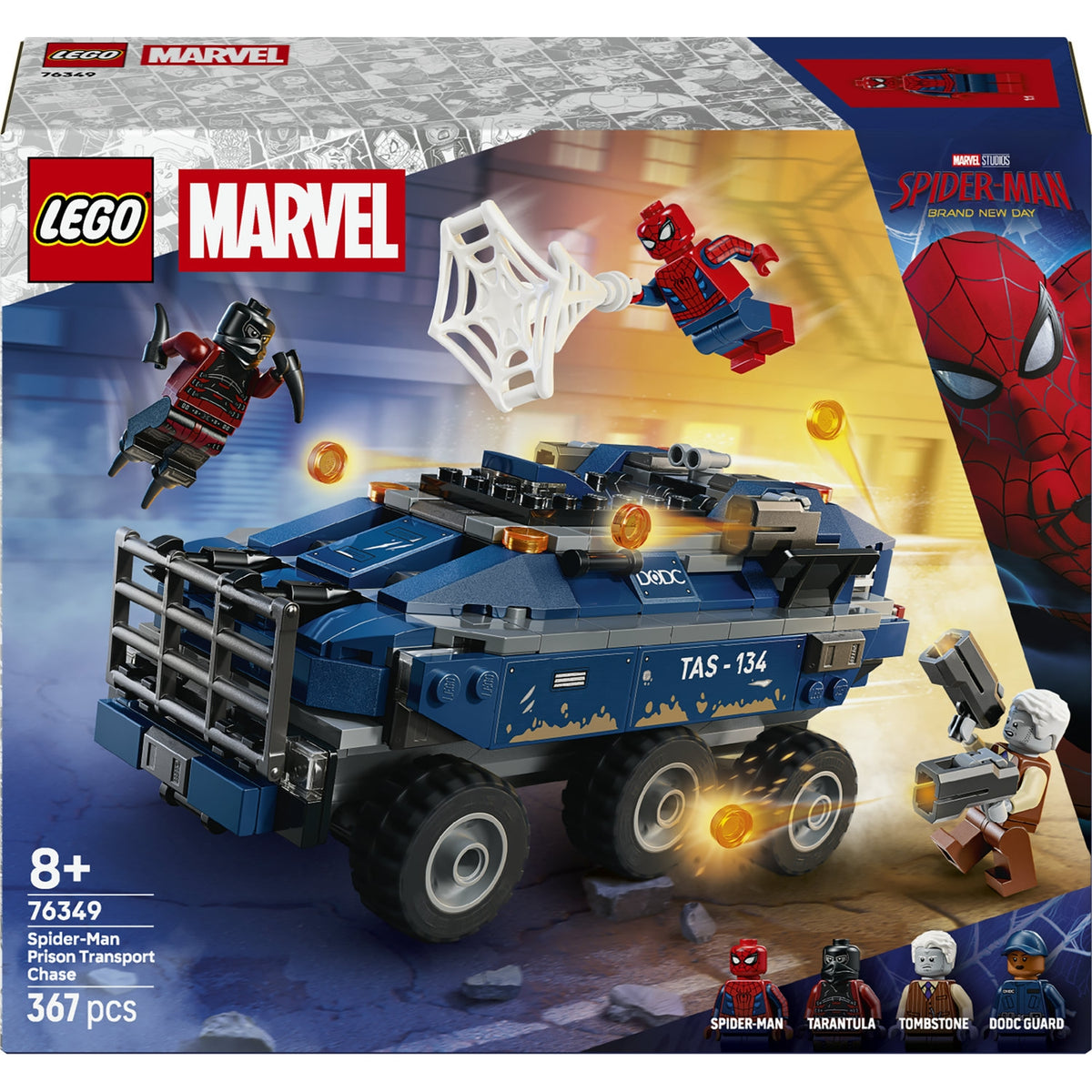 LEGO Marvel La poursuite en prison mobile de Spider-Man (76349)