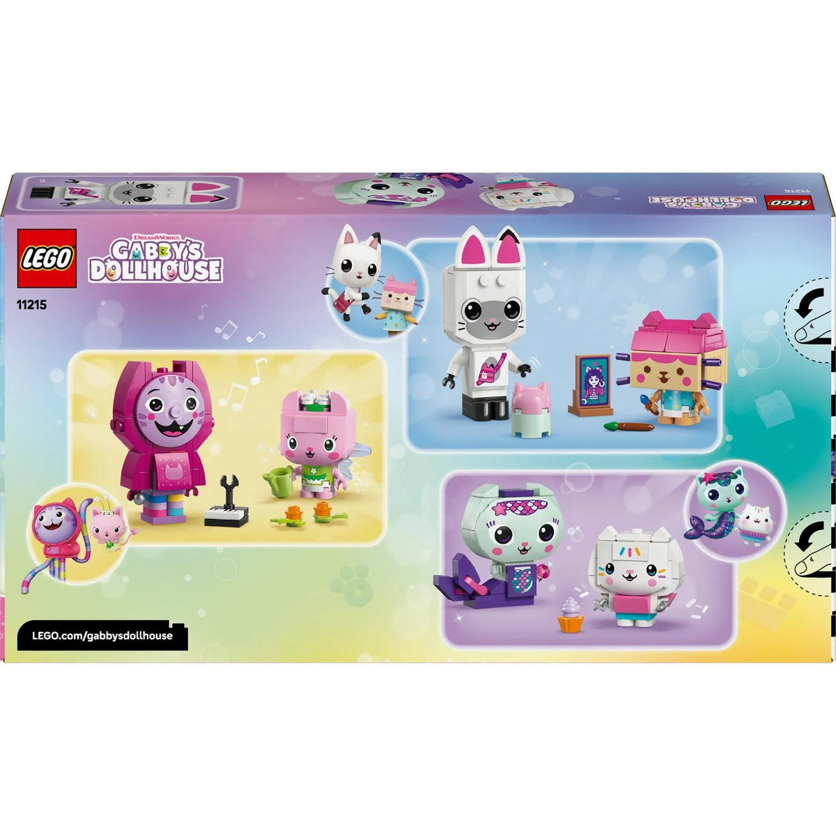 LEGO Gabby's Dollhouse les Gabbychats en Briques 11215