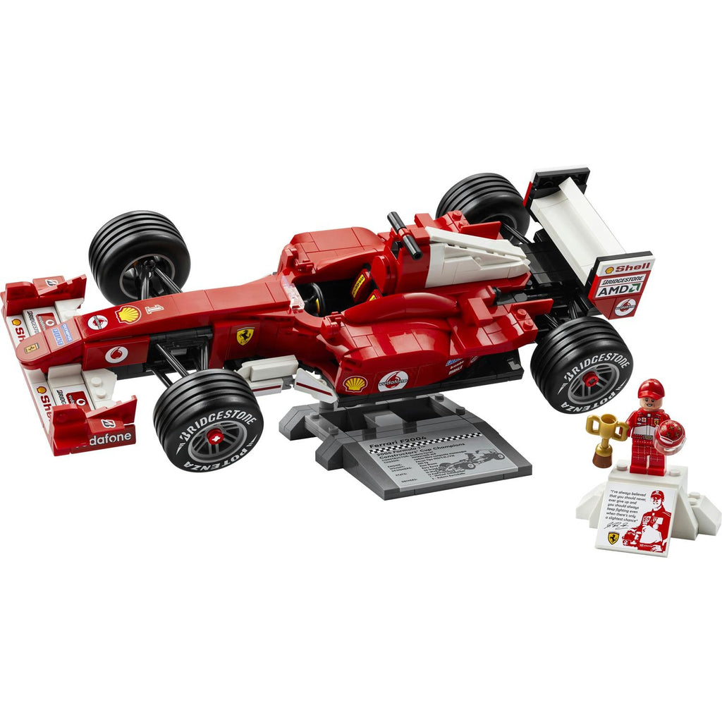 LEGO Icons Ferrari F2004 et Michael Schumacher 11375